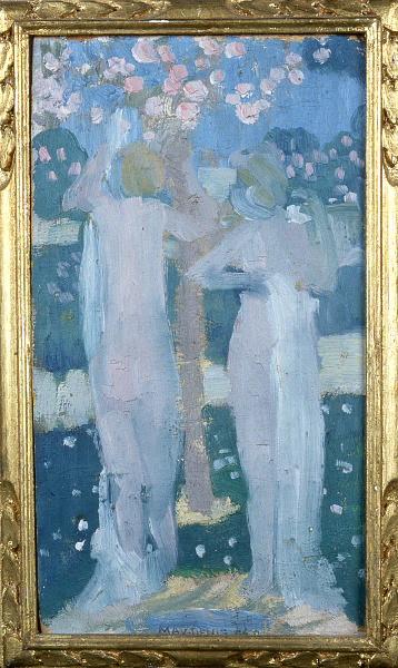 Femmes Au Lilas Nus Au Crépuscule (etude Pour L'eternel Printemps) — Denis Maurice