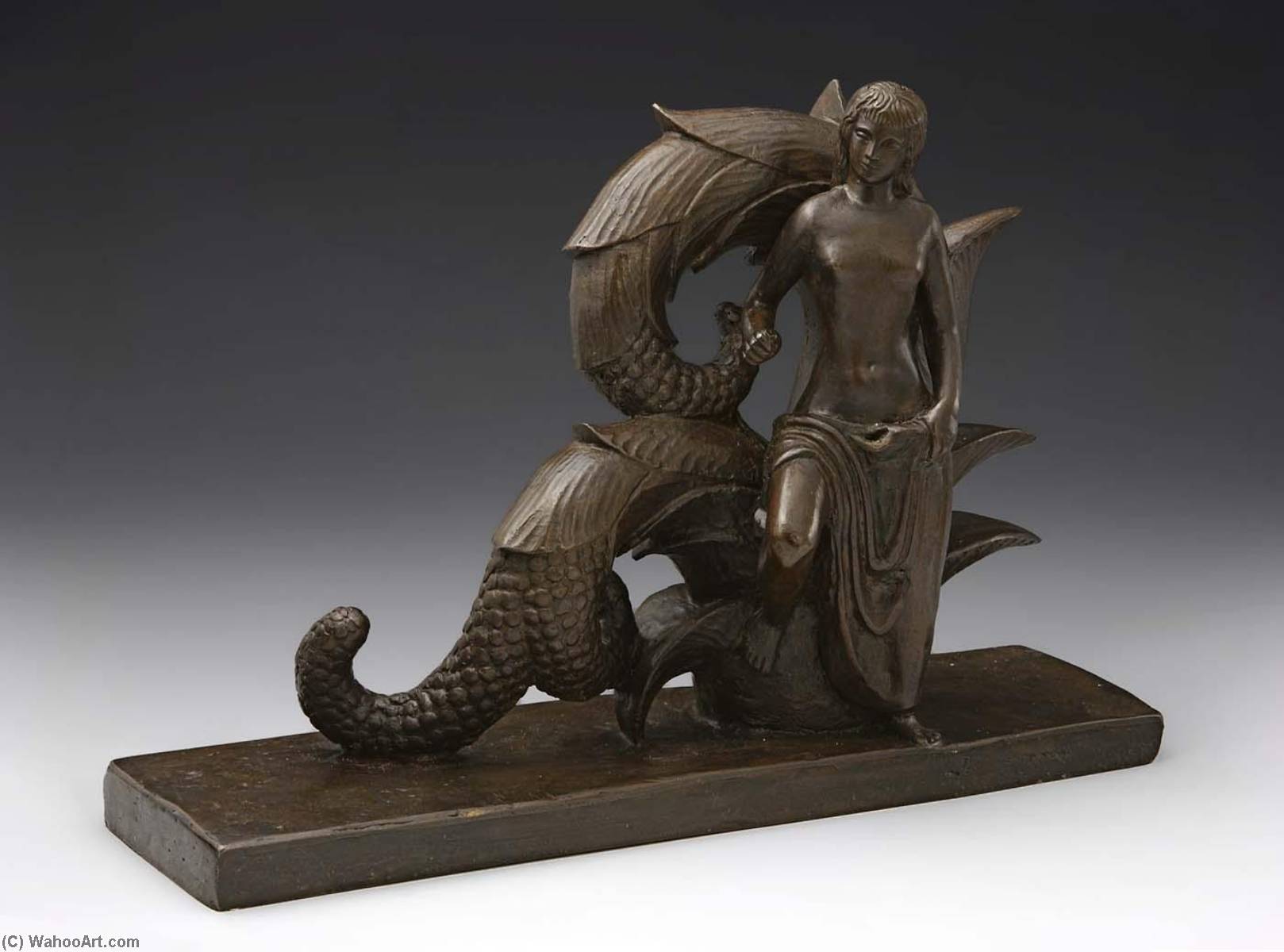 Study For Female Figure, Prometheus Fountain, Rockefeller Center — Paul Manship
