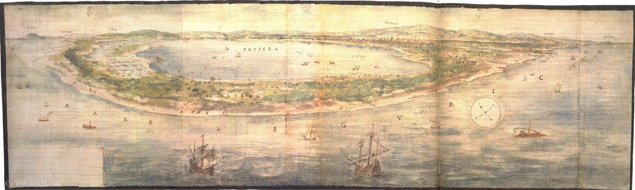 View Albufera — Anthonis Van Den Wyngaerde