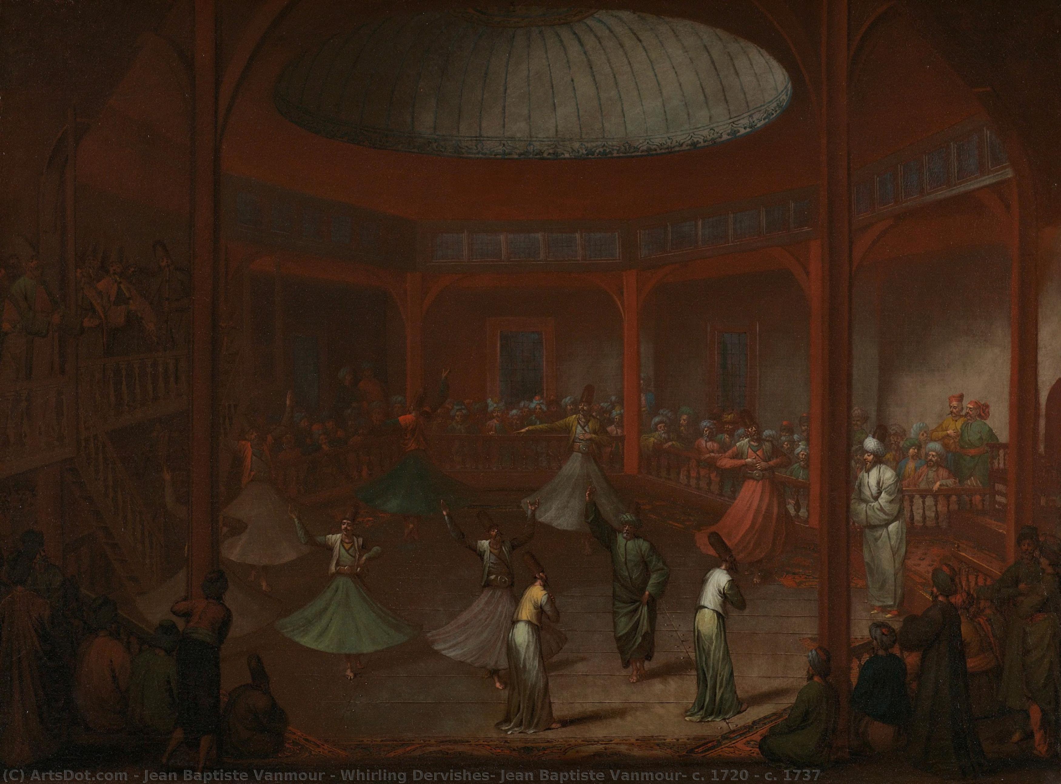 Whirling Dervishes, Jean Baptiste Vanmour, C. 1720 - C. 1737 — Jean Baptiste Vanmour