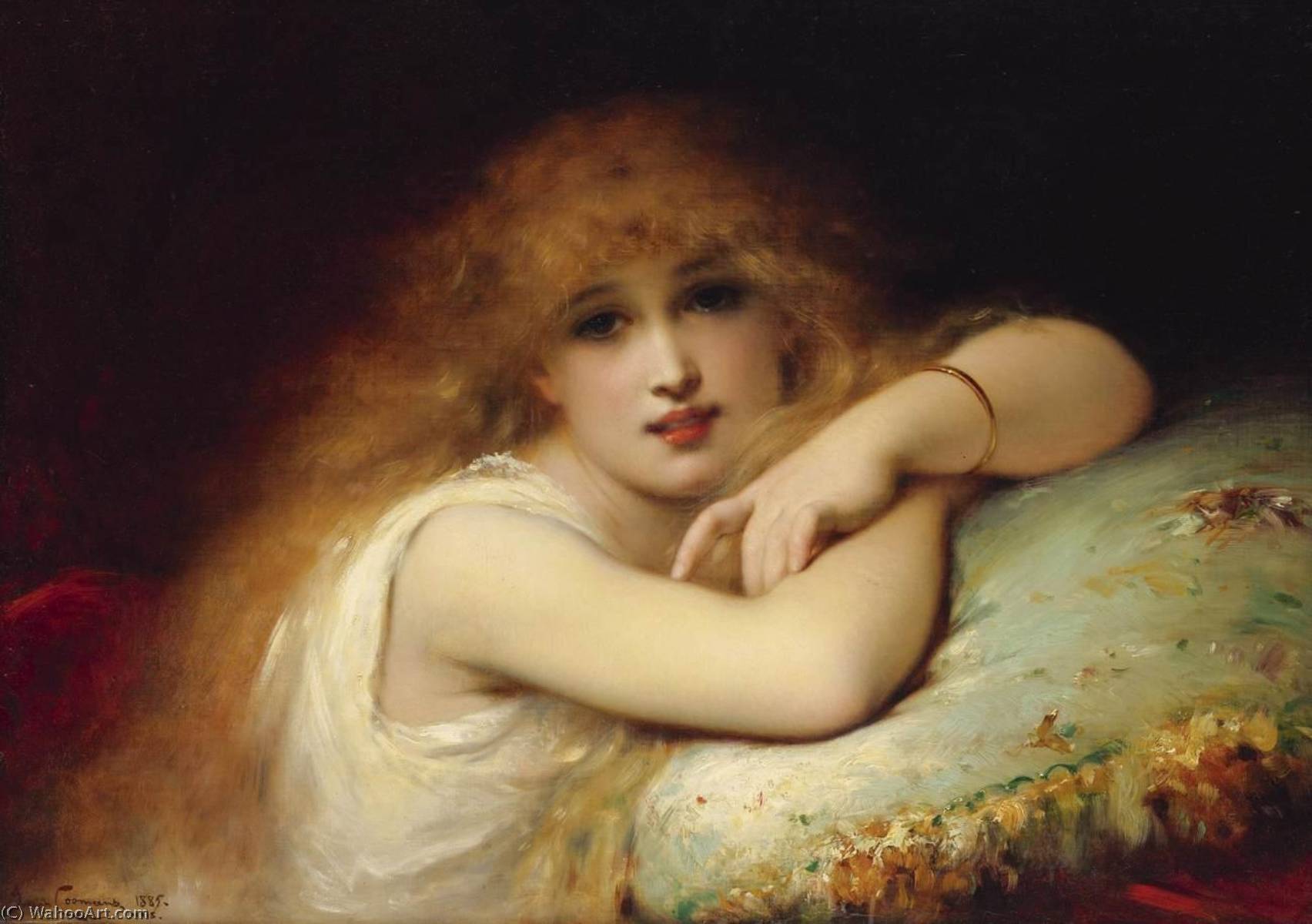 A Young Woman Of Leisure — Pierre Olivier Joseph Coomans