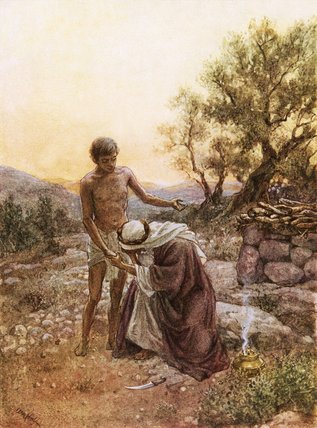 Abraham And Isaac At Mount Moriah — William Brassey Hole