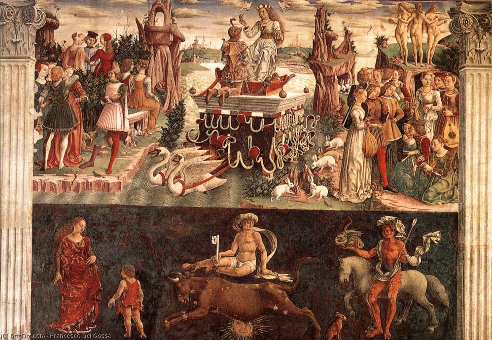Allegory Of April: Triumph Of Venus — Francesco Del Cossa