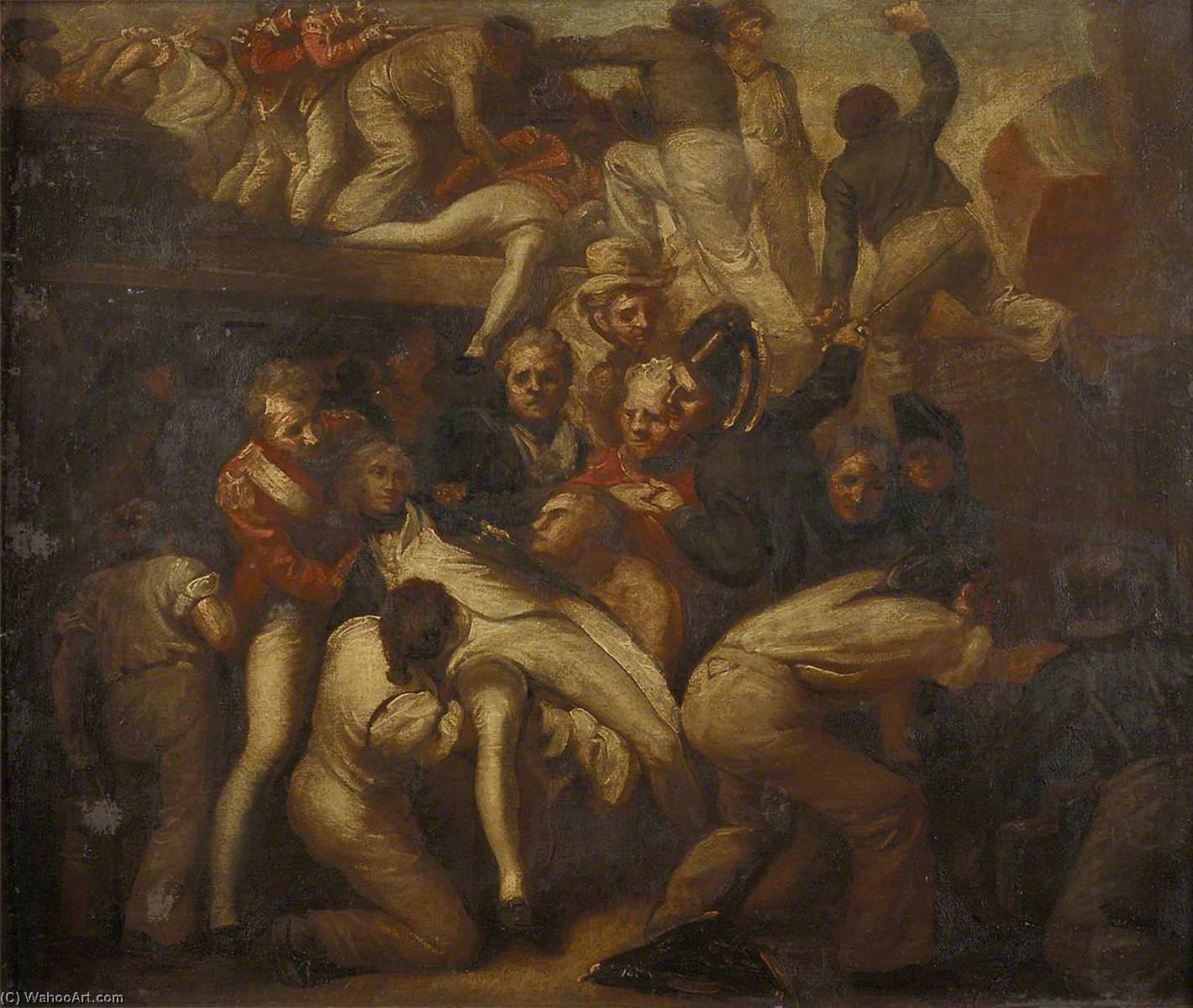The Death Of Nelson At The Battle Of Trafalgar, 21 October 1805 — Samuel Drummond