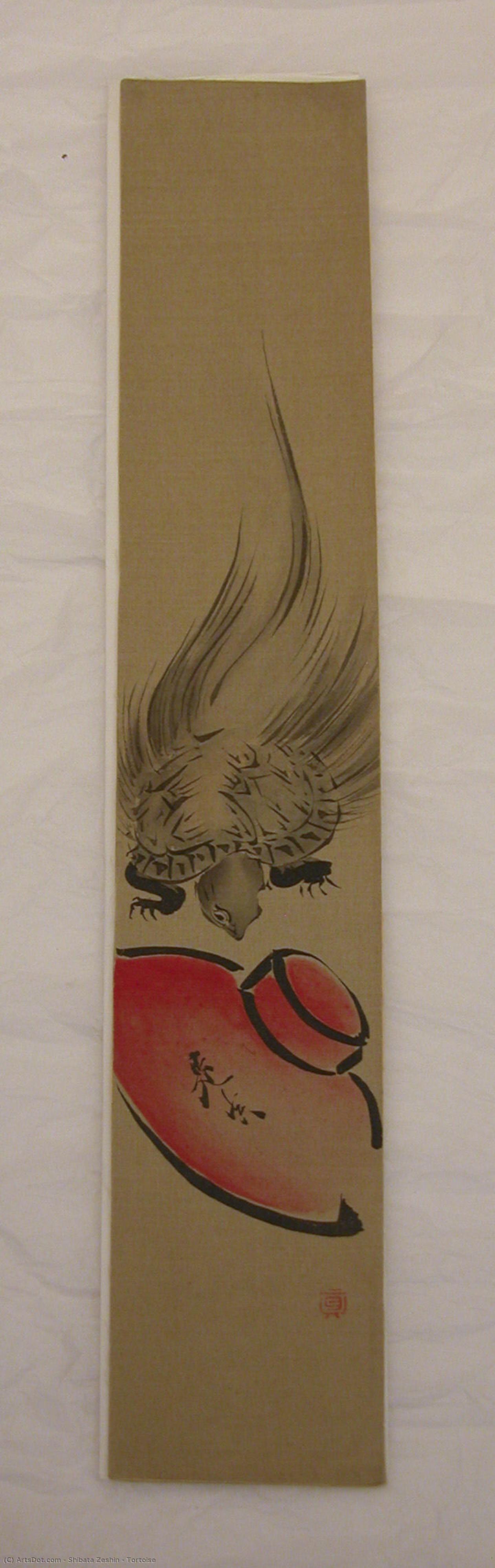 Tortoise — Shibata Zeshin