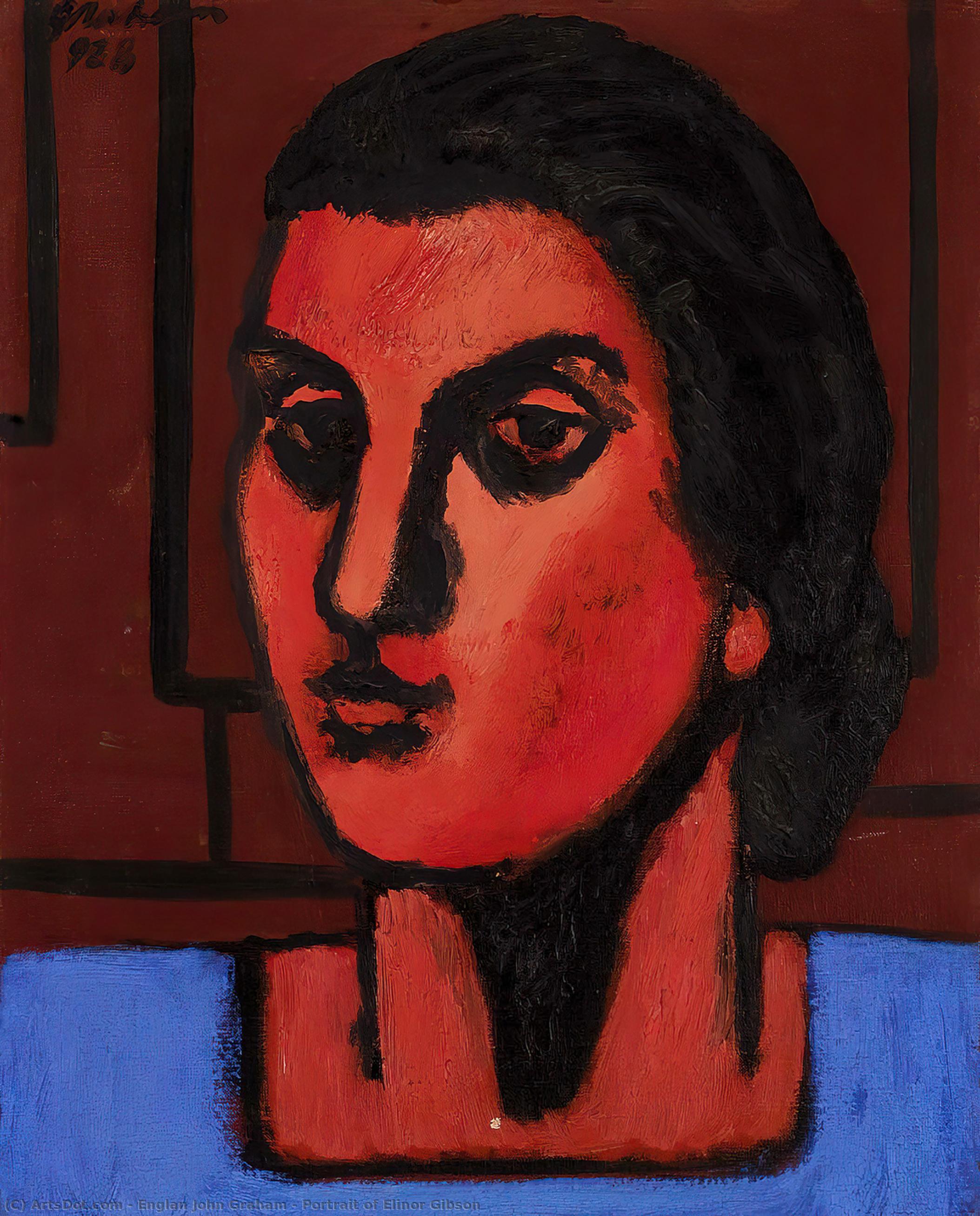 Portrait Of Elinor Gibson — Englan John Graham