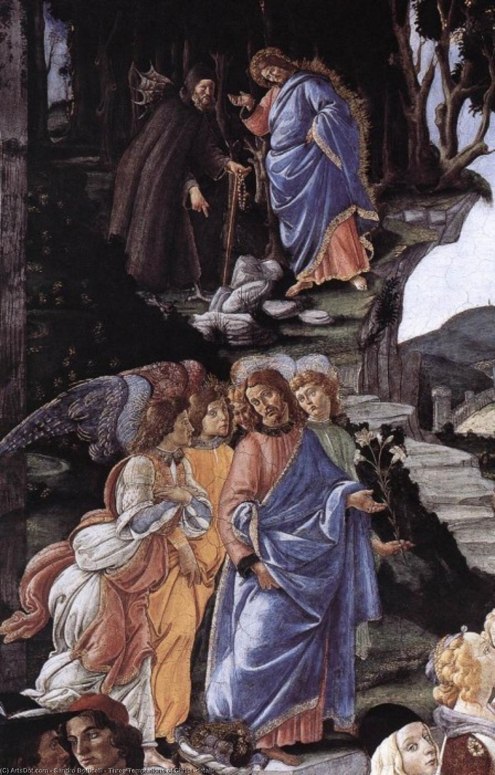 Three Temptations Of Christ (detail) — Sandro Botticelli