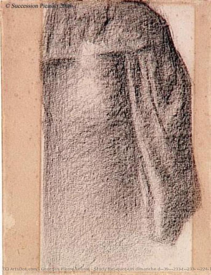 Study For "un Dimanche D'été À La Grande Jatte" — Georges Seurat