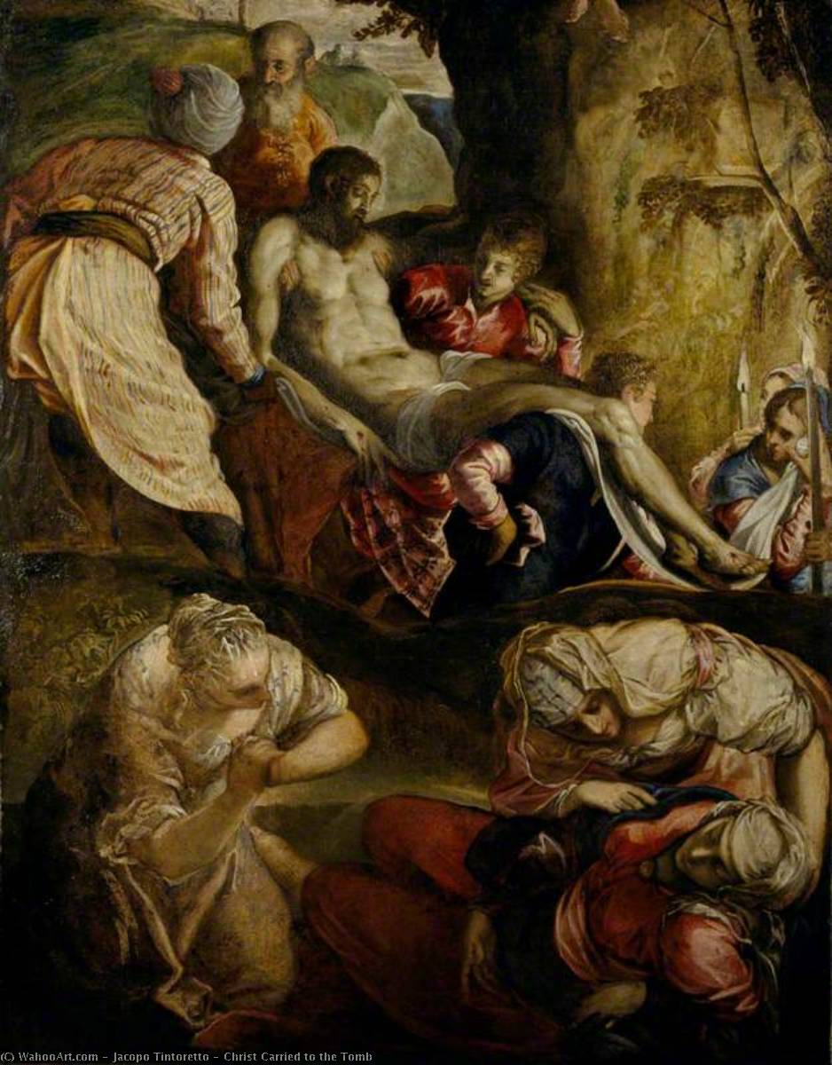 Christ Carried To The Tomb — Jacopo Tintoretto