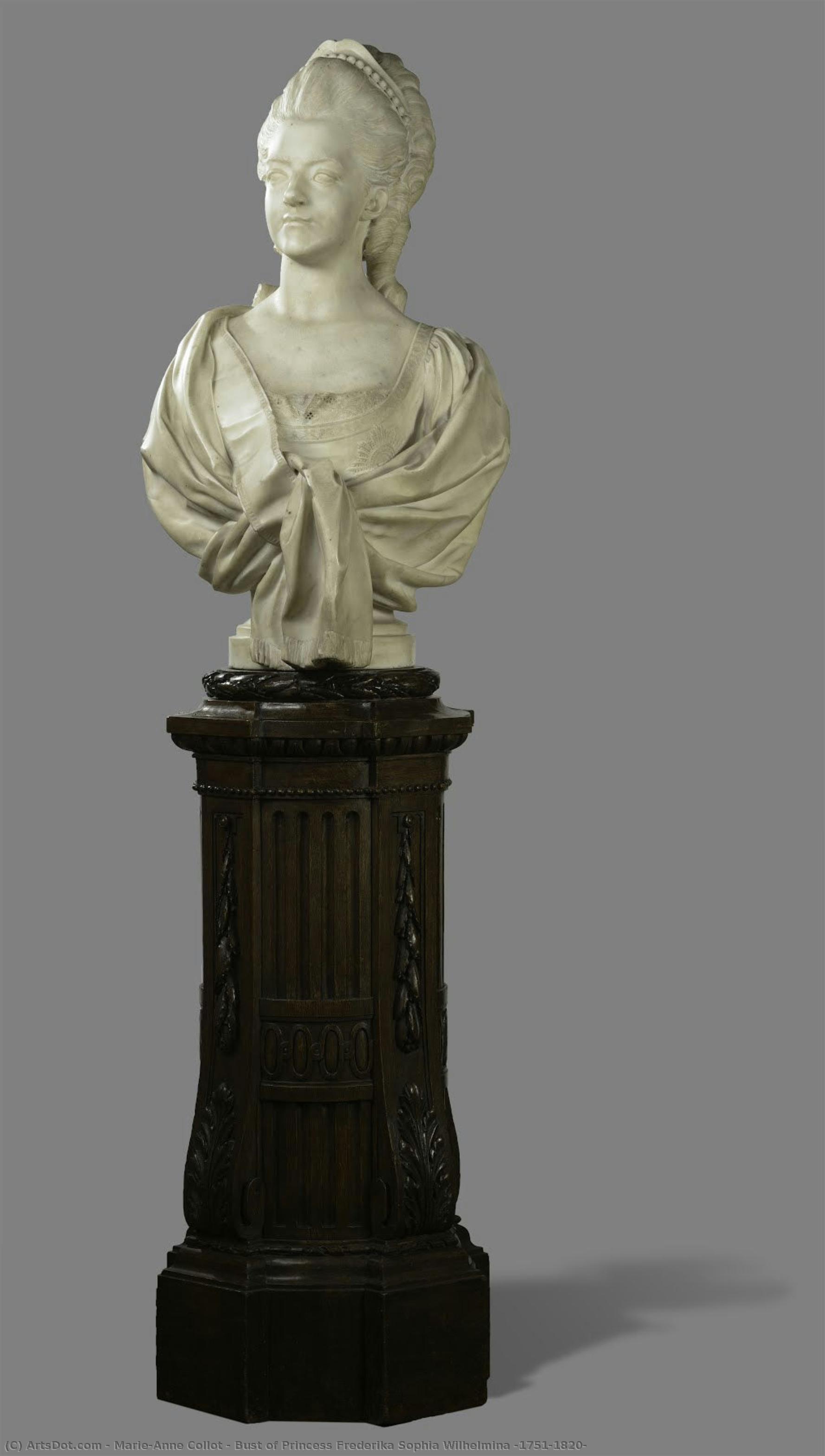 Bust Of Princess Frederika Sophia Wilhelmina (1751-1820) — Marie-anne Collot