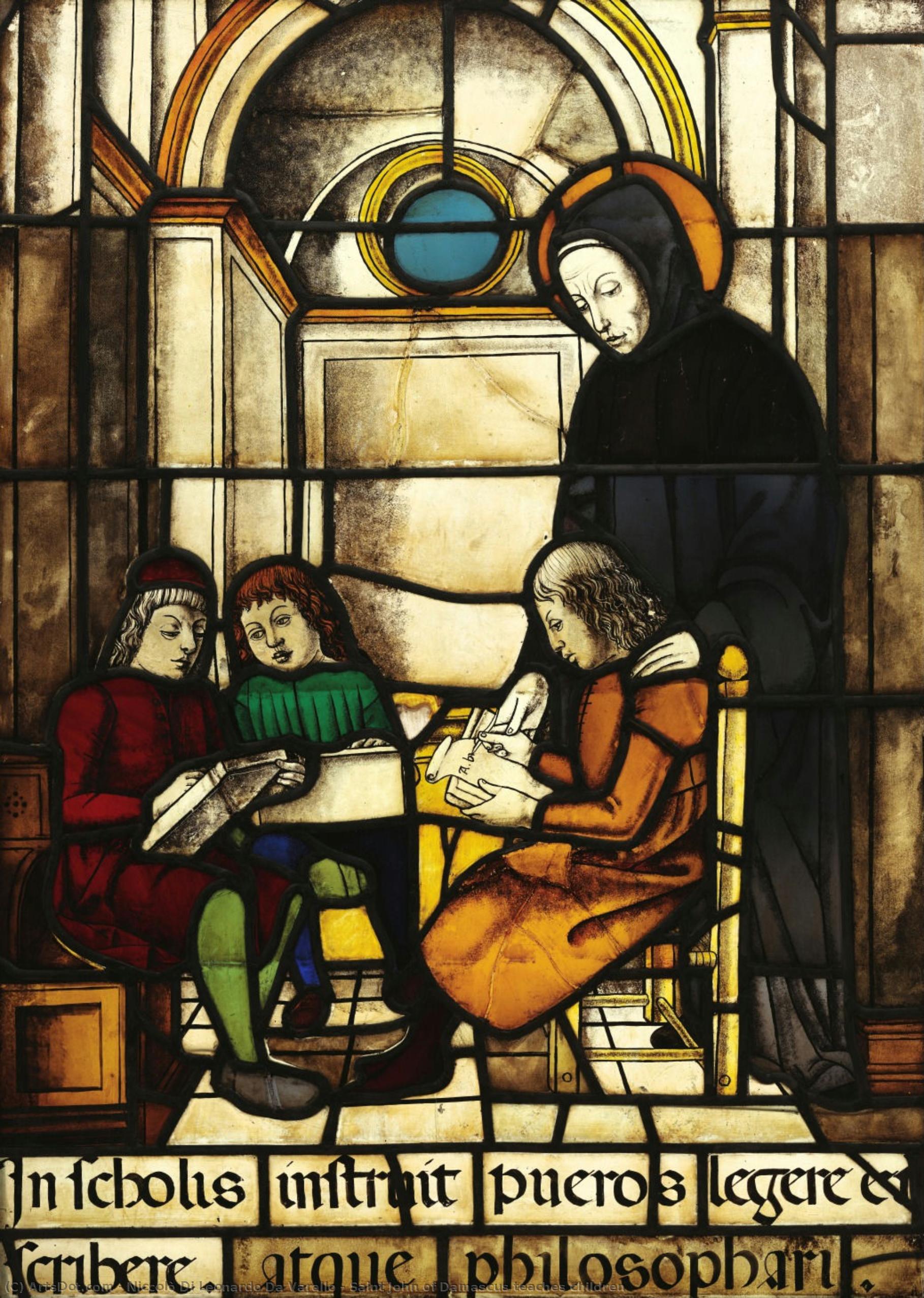 Saint John Of Damascus Teaches Children — Niccolò Da Varallo