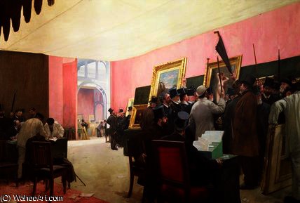 A Meeting Of The Judges Of The Salon Des Artistes — Henri Gervex