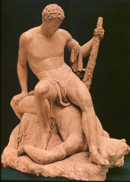 Teseo Sul Minotauro (bozzetto) 1781-1783 — Antonio Canova