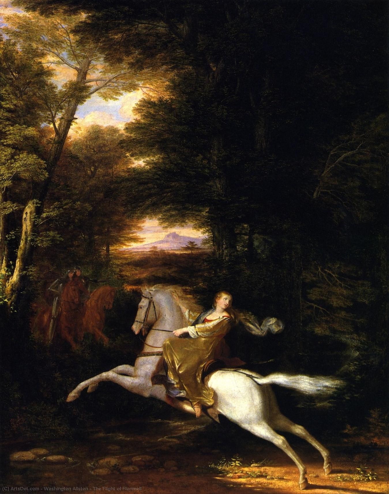 The Flight Of Florimell — ワシントン・オールストン