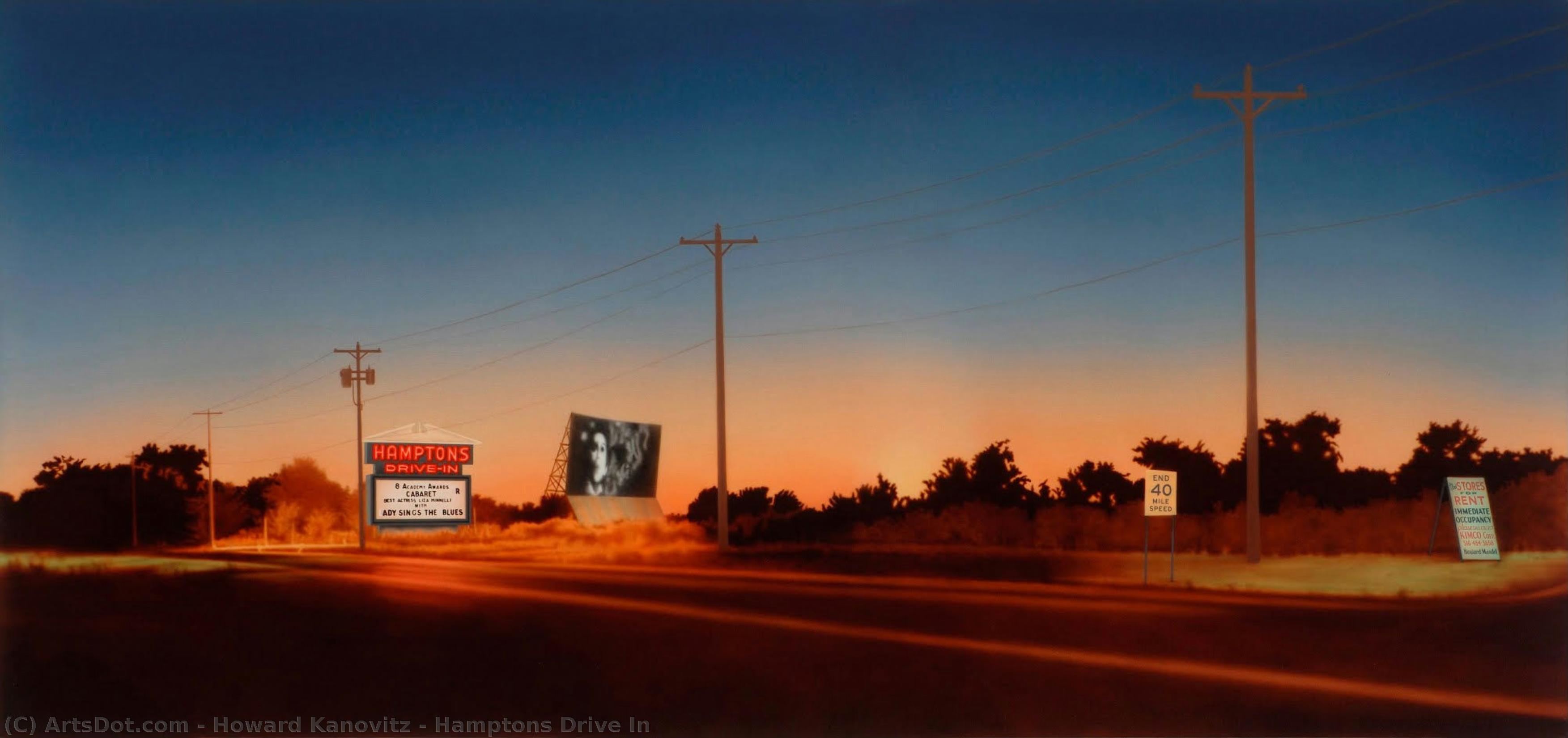 Hamptons Drive In — Howard Kanovitz