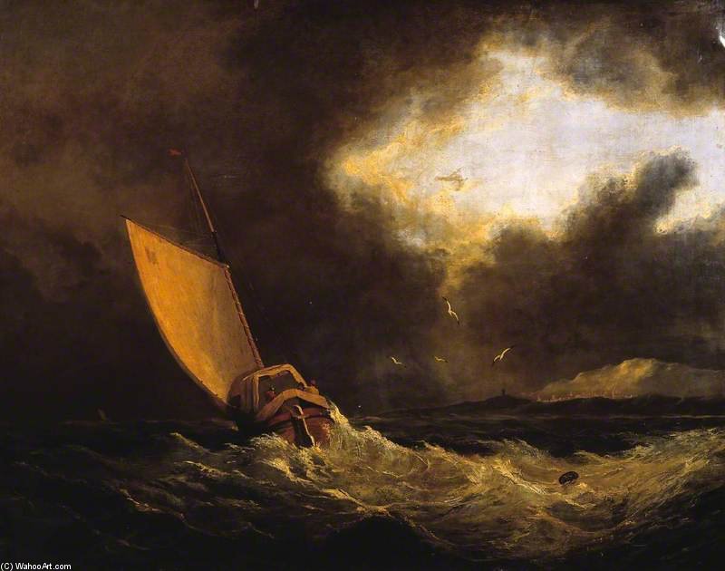A Galiot In A Gale — ジョン・セル・コットマン