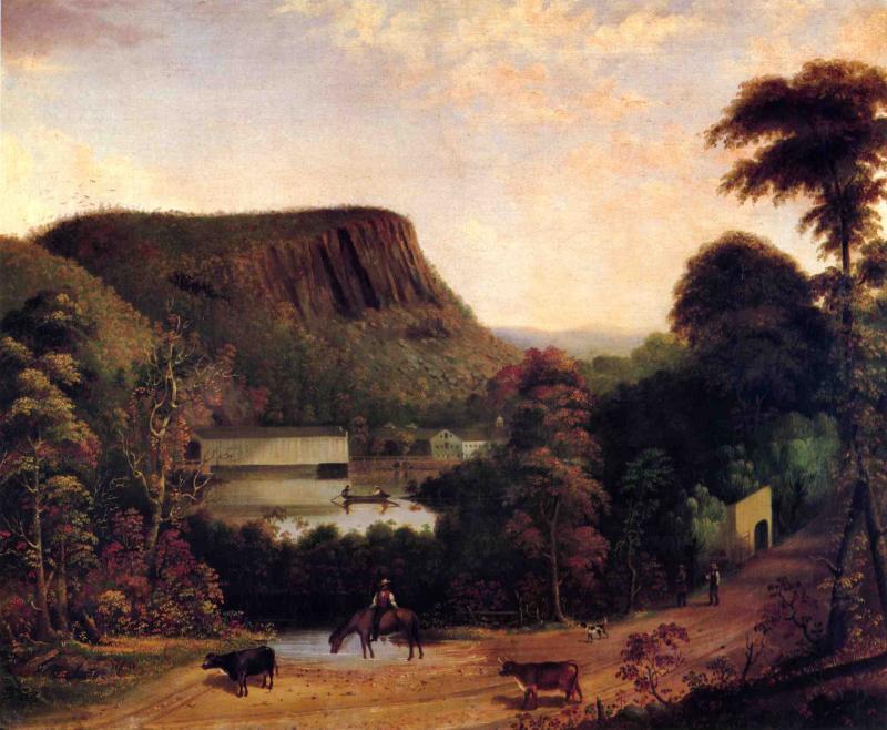 Ithiel Town's Bridge Near East Rock — George Henry Durrie