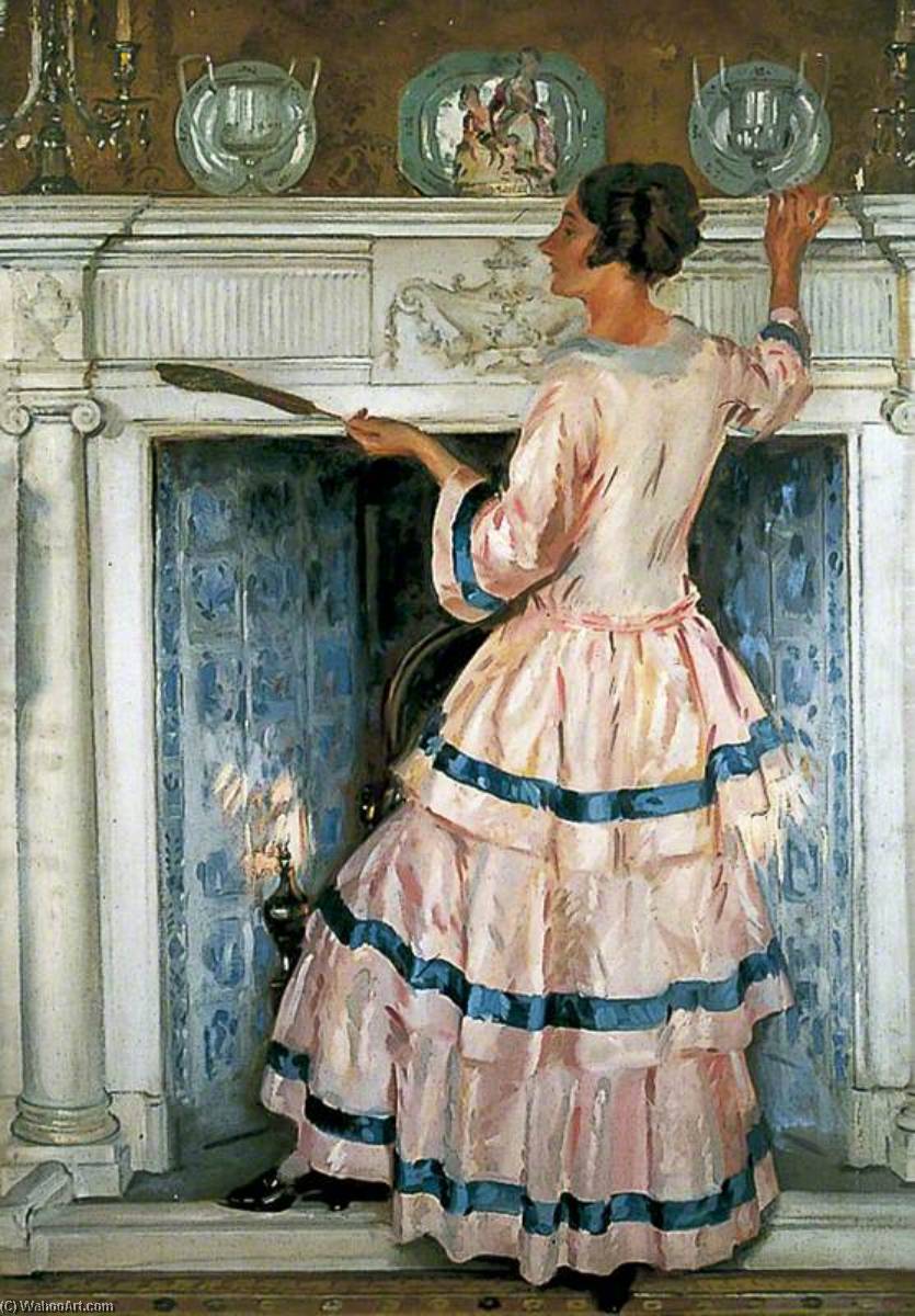 Mrs Kelsey In Pink — William Bruce Ellis Ranken