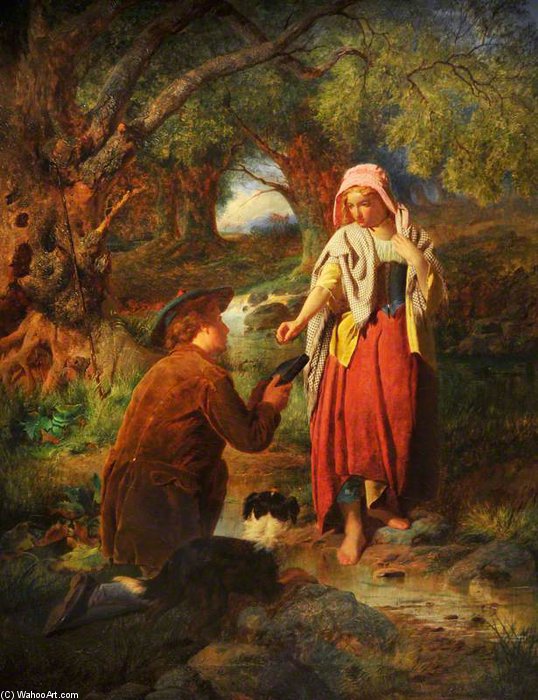 The Betrothal Of Burns And Highland Mary — William Henry Midwood