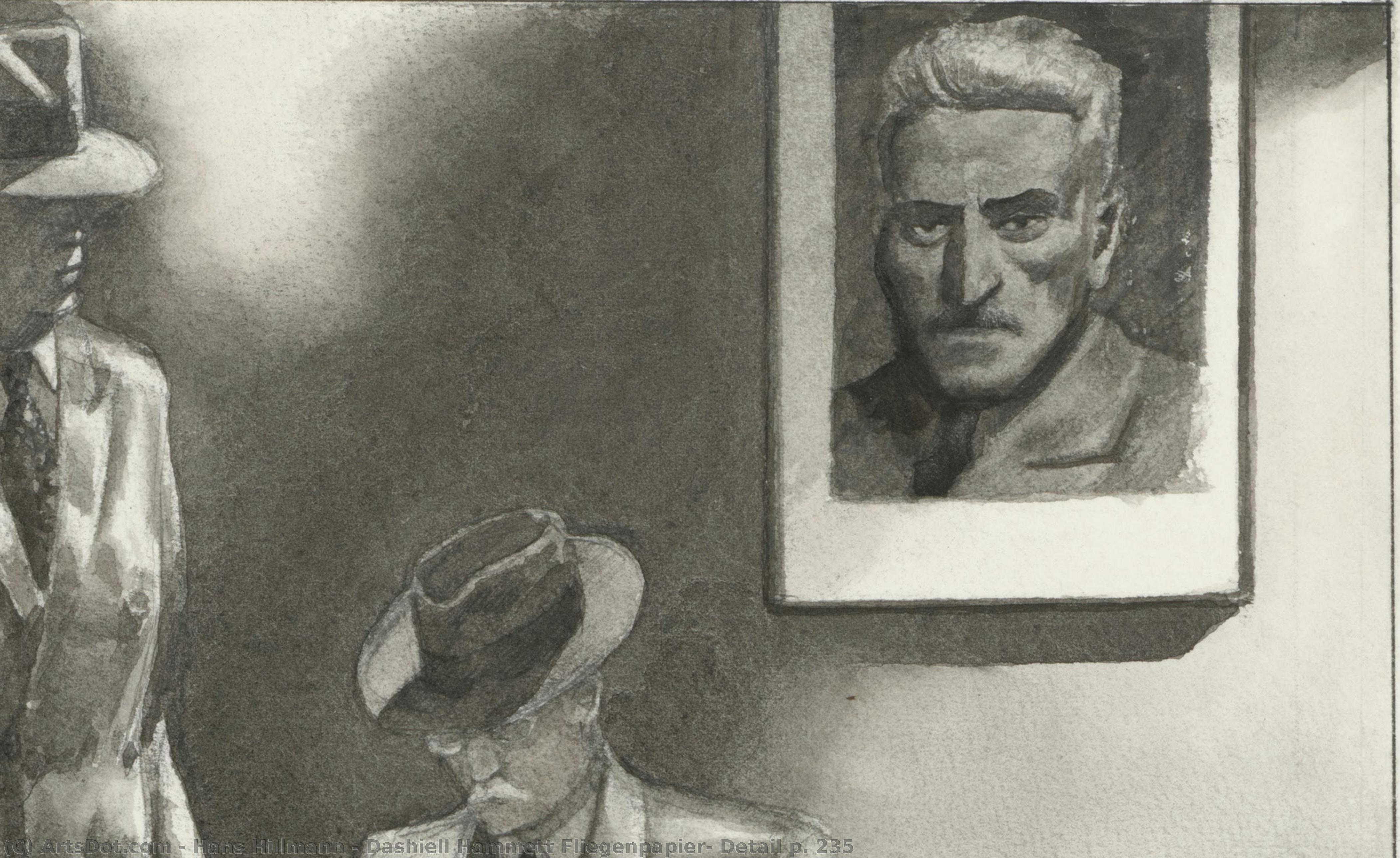Dashiell Hammett Fliegenpapier, Detail P. 235 — Hans Hillmann