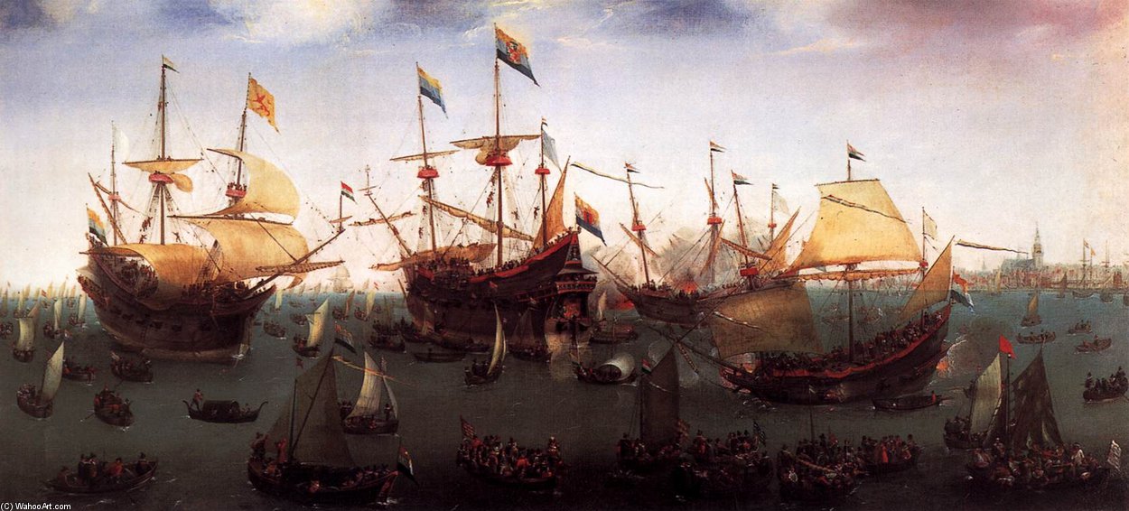 The Return In Amsterdam Of The Second Expedition To The East Indies — Hendrick Cornelisz. Vroom