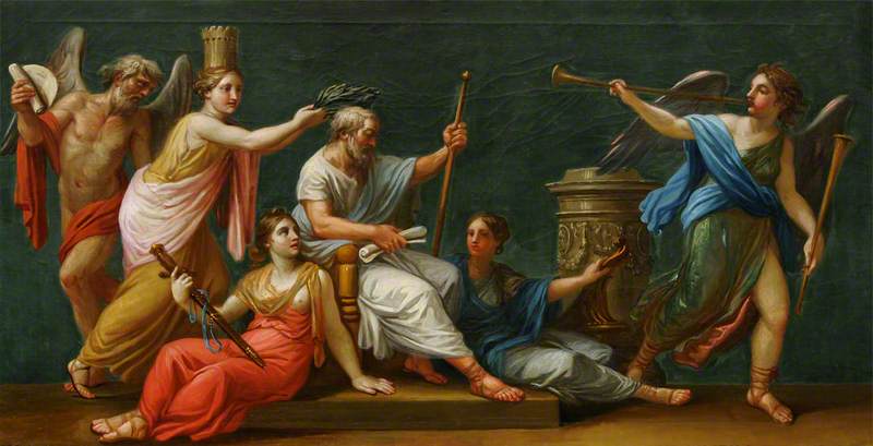 Homer Crowned As Poet Laureate — Antonio Zucchi