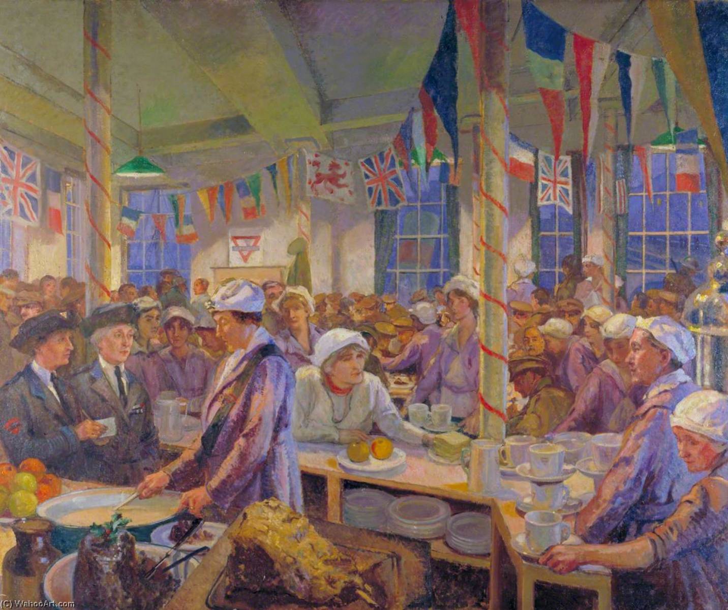 Christmas Day In The London Bridge Young Men's Christian Association Canteen Her Royal Highness Princess Helena Victoria, Mrs Norrie And Miss Ellen Terry — Clare Atwood