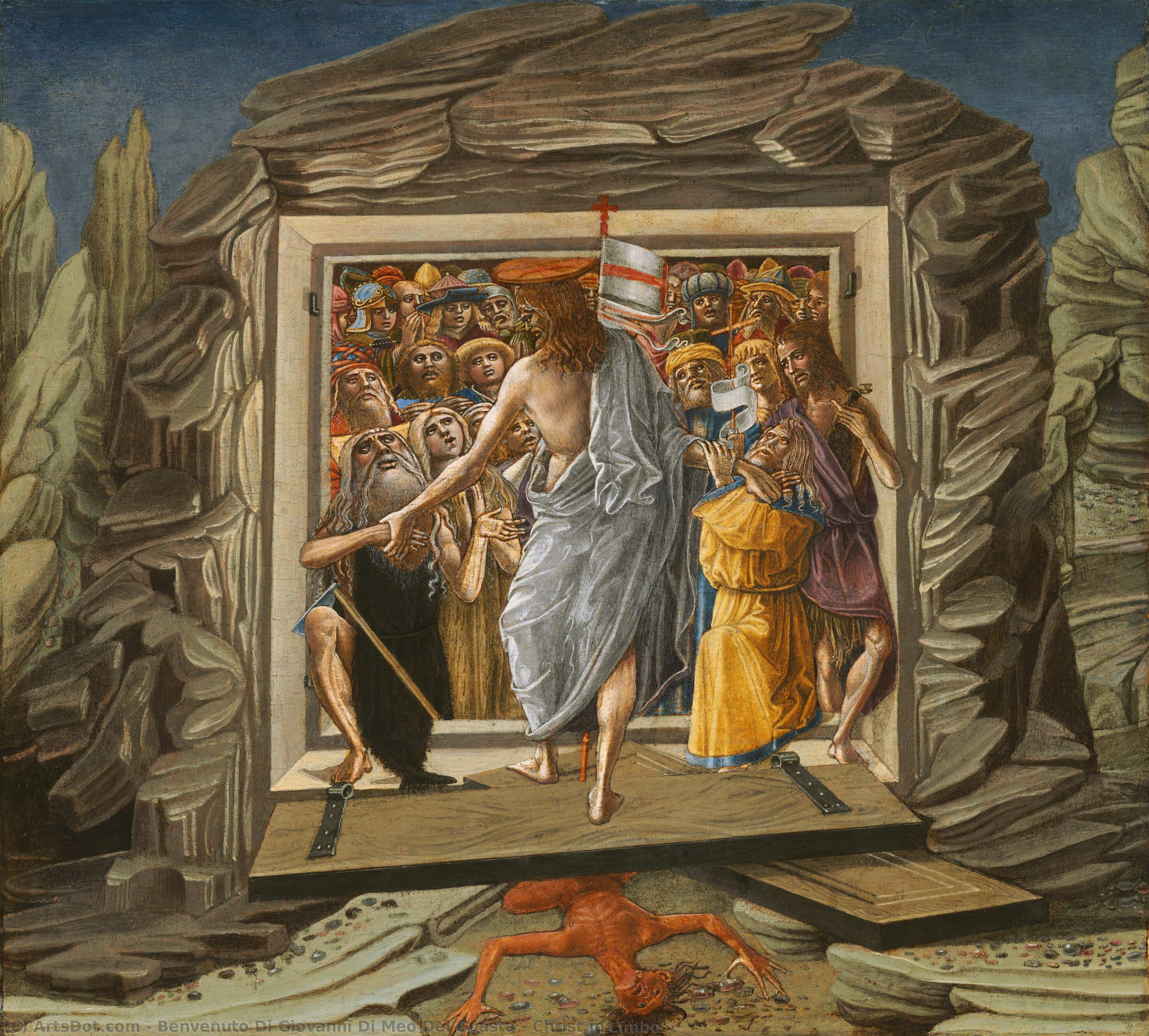 Christ In Limbo — Benvenuto Di Giovanni Di Meo Del Guasta