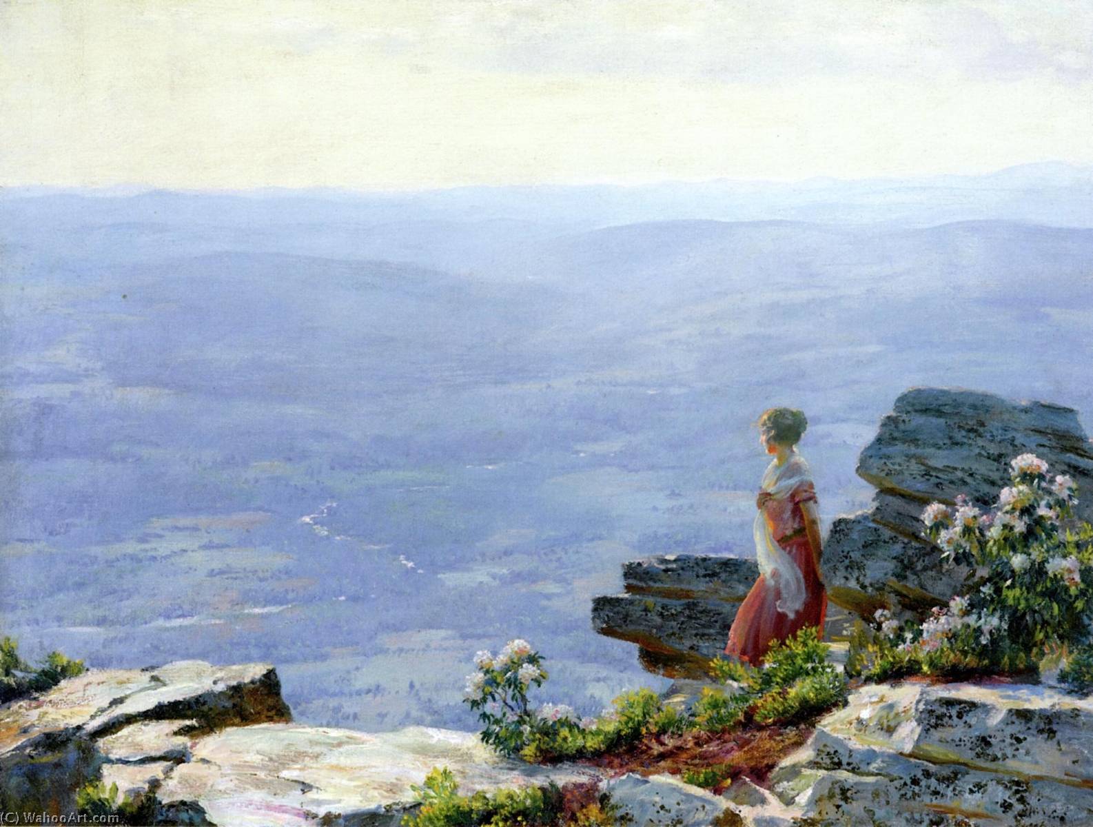 Haze In The Valley — Charles Courtney Curran
