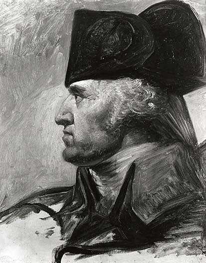 George Washington, Study For Washington Crossing The Delaware, (painting) — Emanuel Gottlieb Leutze