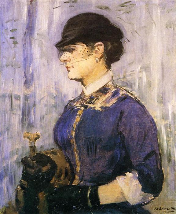 Young Woman In A Round Hat — Édouard Manet