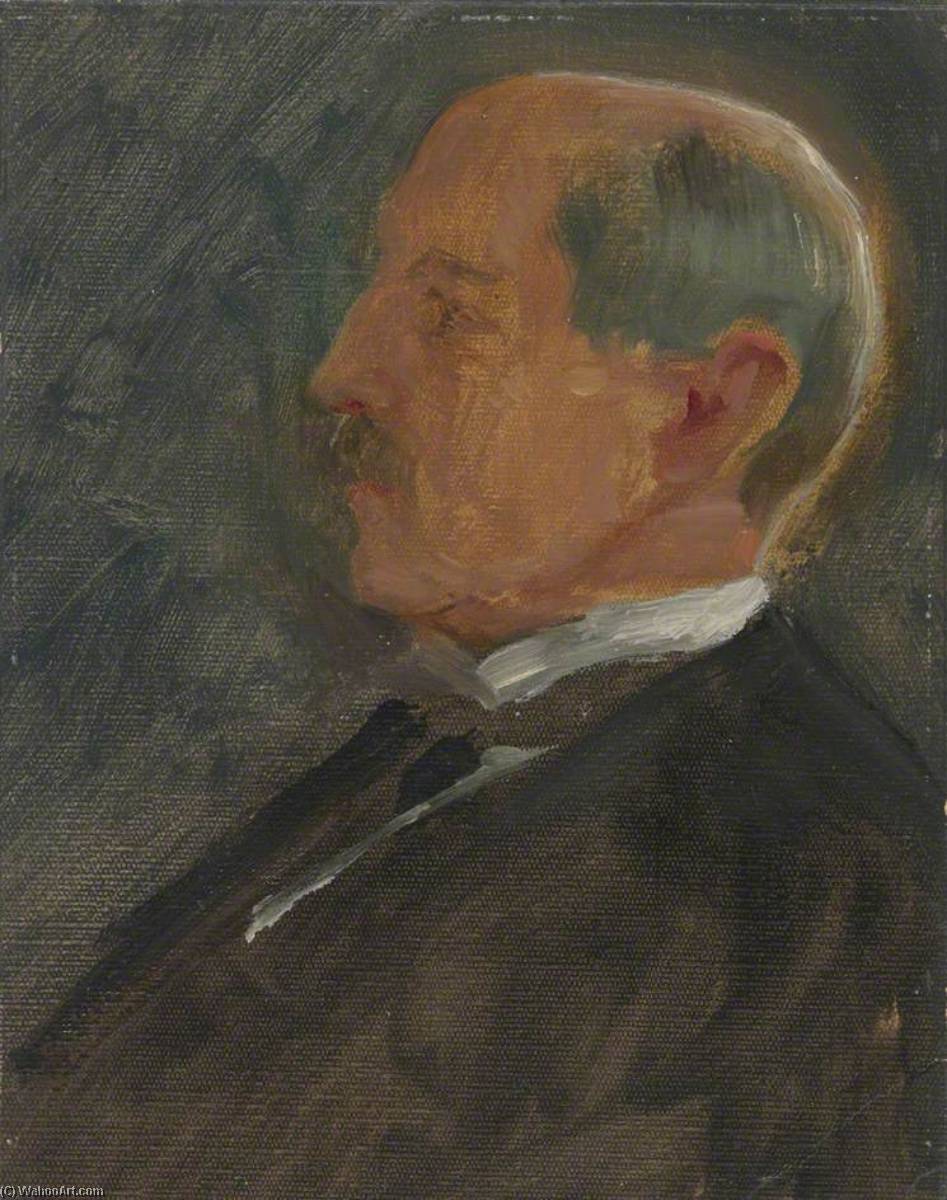 Viscount Alfred Milner (1854–1925), Secretary Of State For War (preparatory Study For 'the Supreme War Council In Session At Versailles On 3rd July 1918' And 'armistice Meeting 3rd And 4th November 1918') — Herbert Arnould Olivier