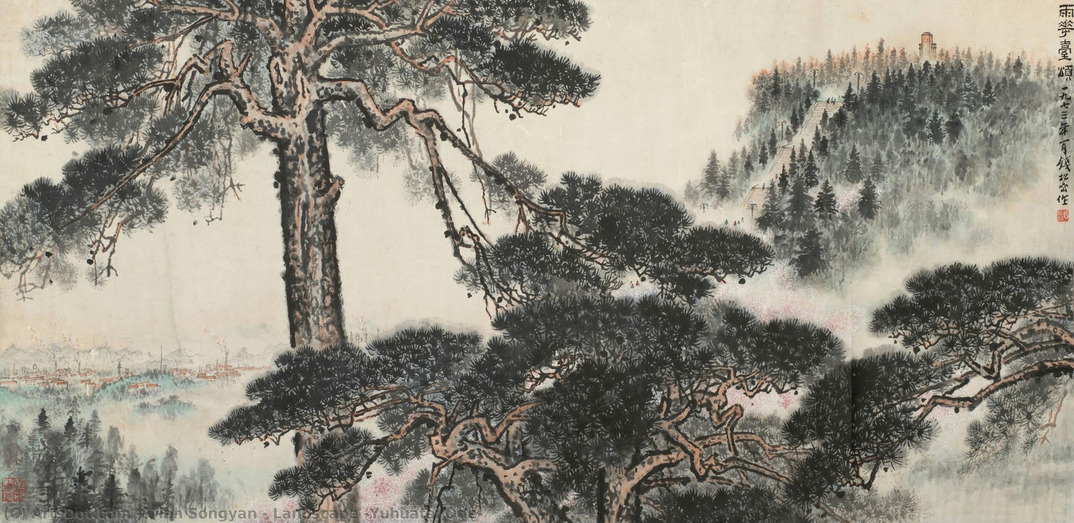 Landscape (yuhuatai Ode) — Qian Songyan