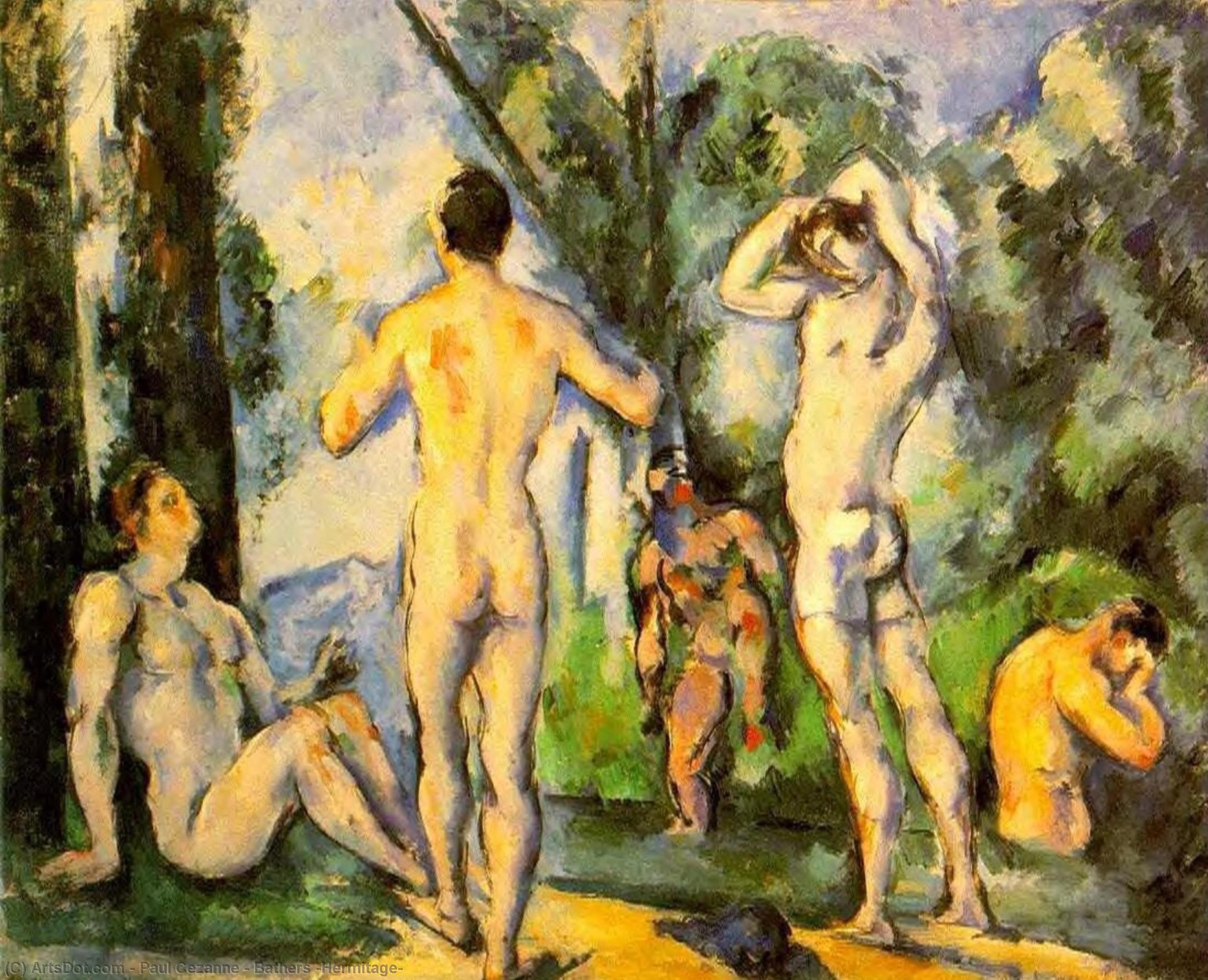 Bathers (hermitage) — Поль Сезанн