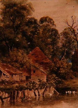 An Old Cottage — Пьер Де Винт