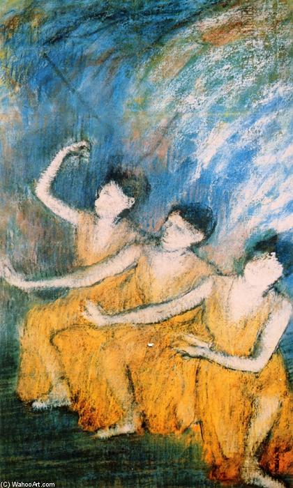 Three Dancers — Edgar Degas