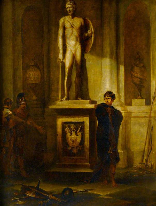 A Scene In Coriolanus, With A Portrait Of The Late J. P. Kemble As Coriolanus — Peter Francis Bourgeois