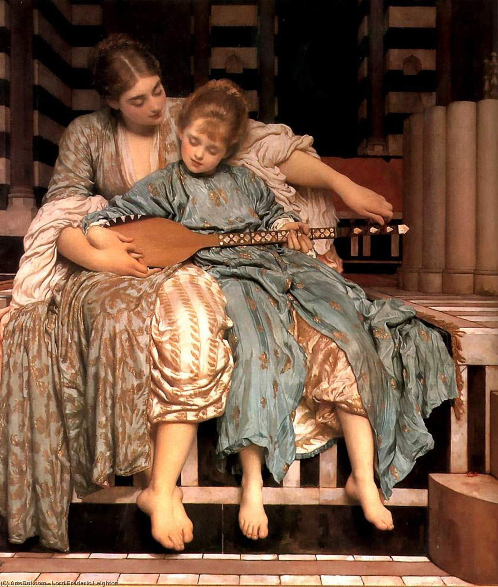 Music Lesson - - — Sir Frederic Lord Leighton