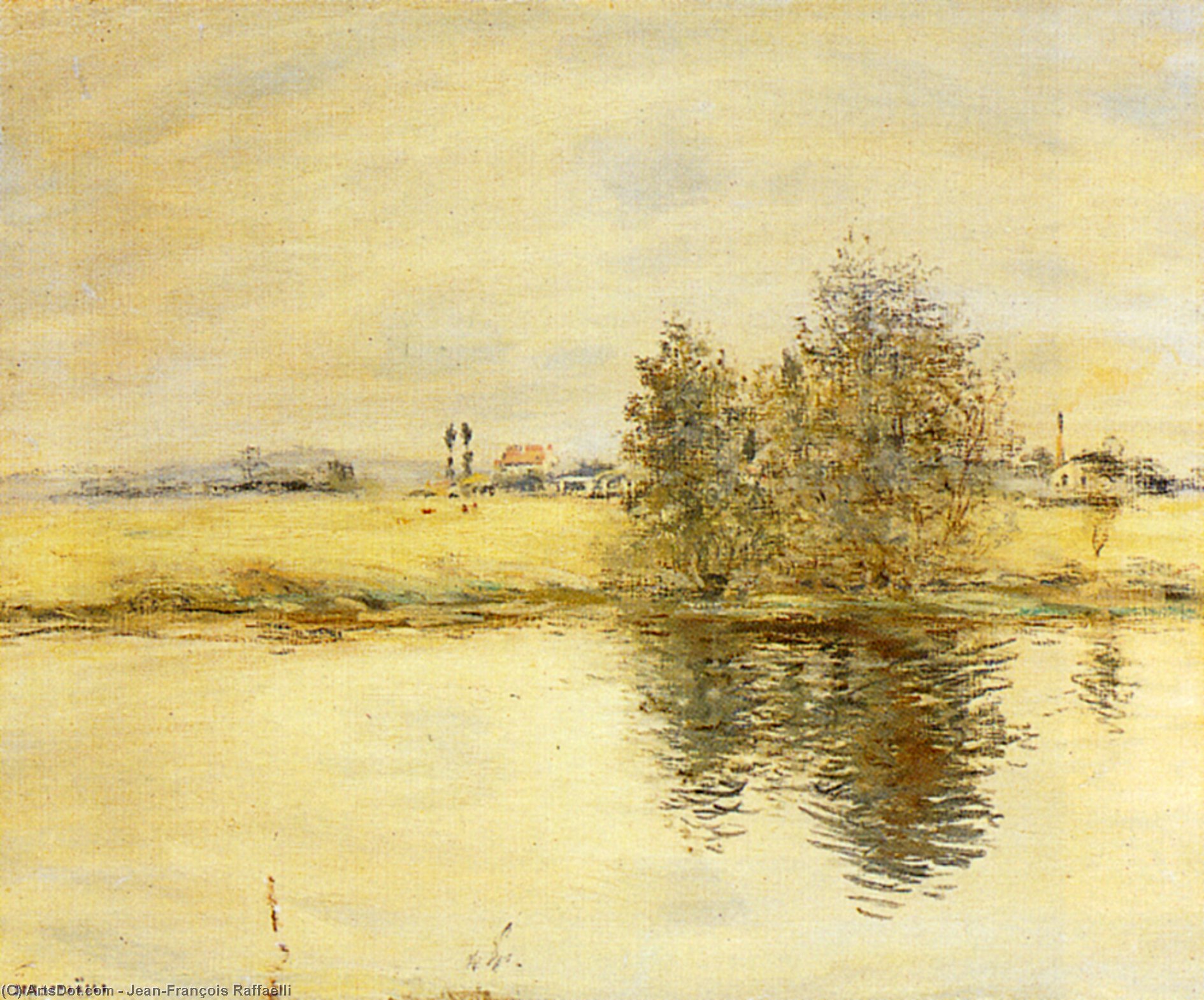 A River Landscape — ジャン＝フランソワ・ラファエリ
