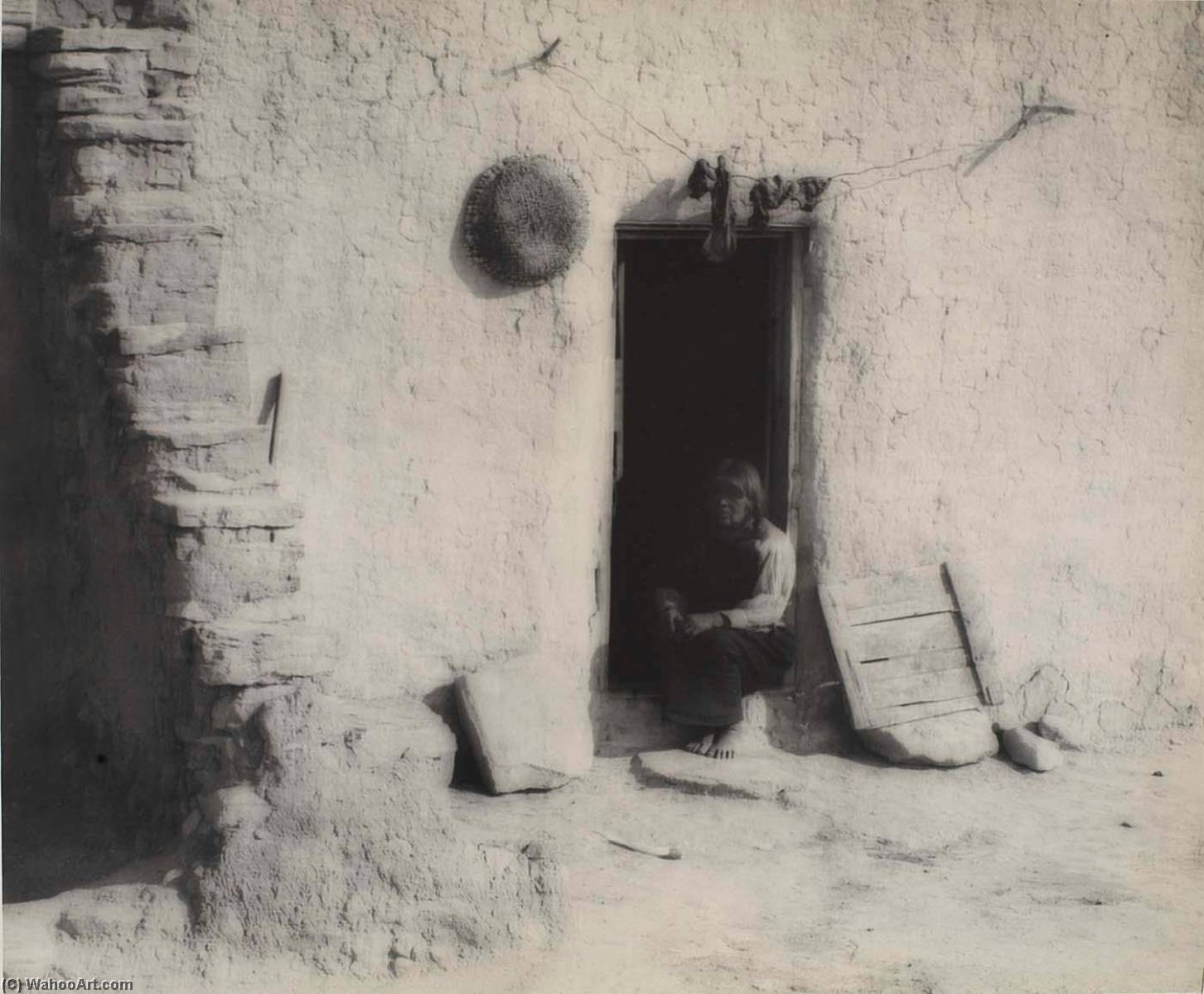 Portrait Of An Indian In Doorway — Forman Hanna