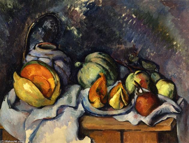 Still Life With Fruit And A Ginger Pot — Paul Cézanne
