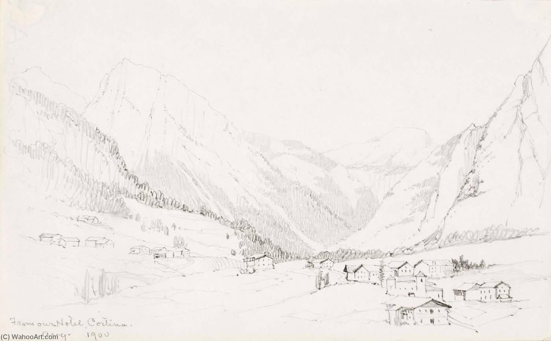 From Our Hotel, Cortina — George Elbert Burr