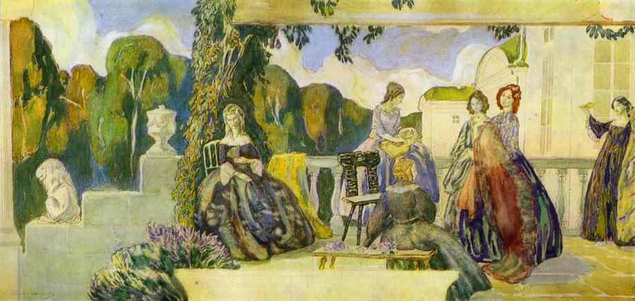 Summer Melody — Viktor Elpidiforovich Borisov Musatov