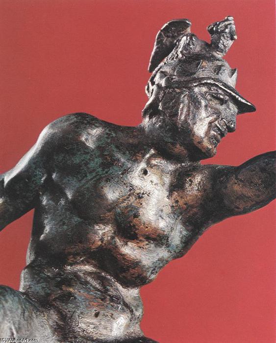 ¡explore La 'estatua Ecuestre (detalle)' De Leonardo Da Vinci En El Museo De Bellas Artes De Szépművészeti! ¡sea Testigo Del Genio Renacentista Y La Escultura Magistral En Bronce, Un Soldado Romano A Caballo! — Leonardo Da Vinci