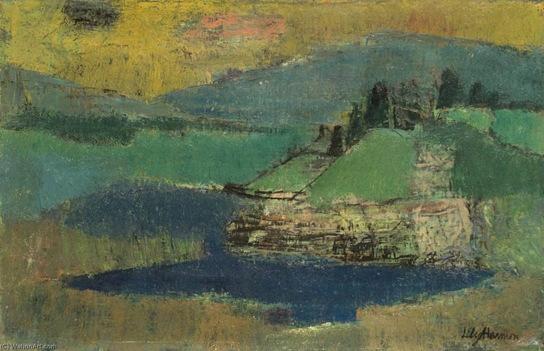 Blue Landscape — Lily Harmon