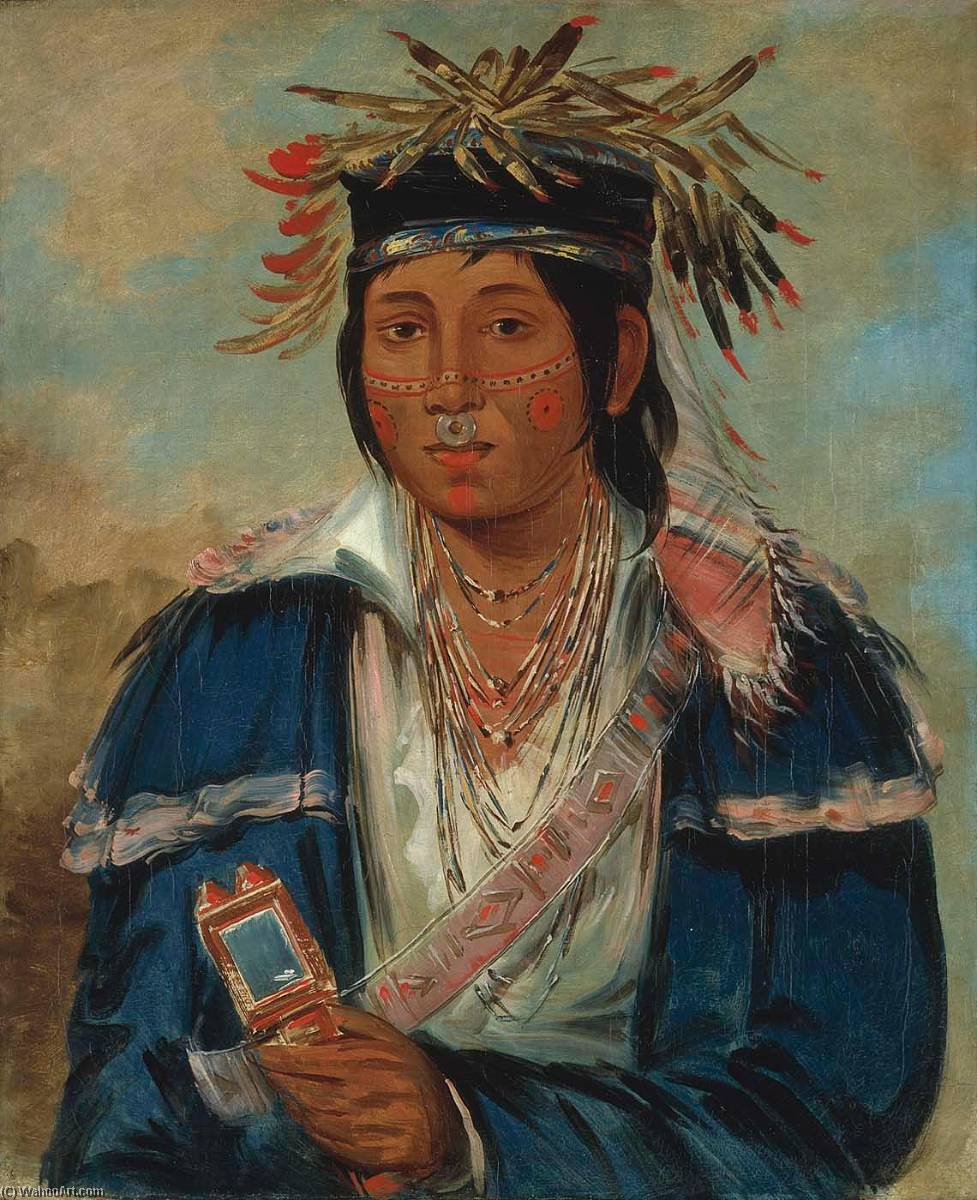 Kee Mo Rá Nia, No English, A Dandy — George Catlin