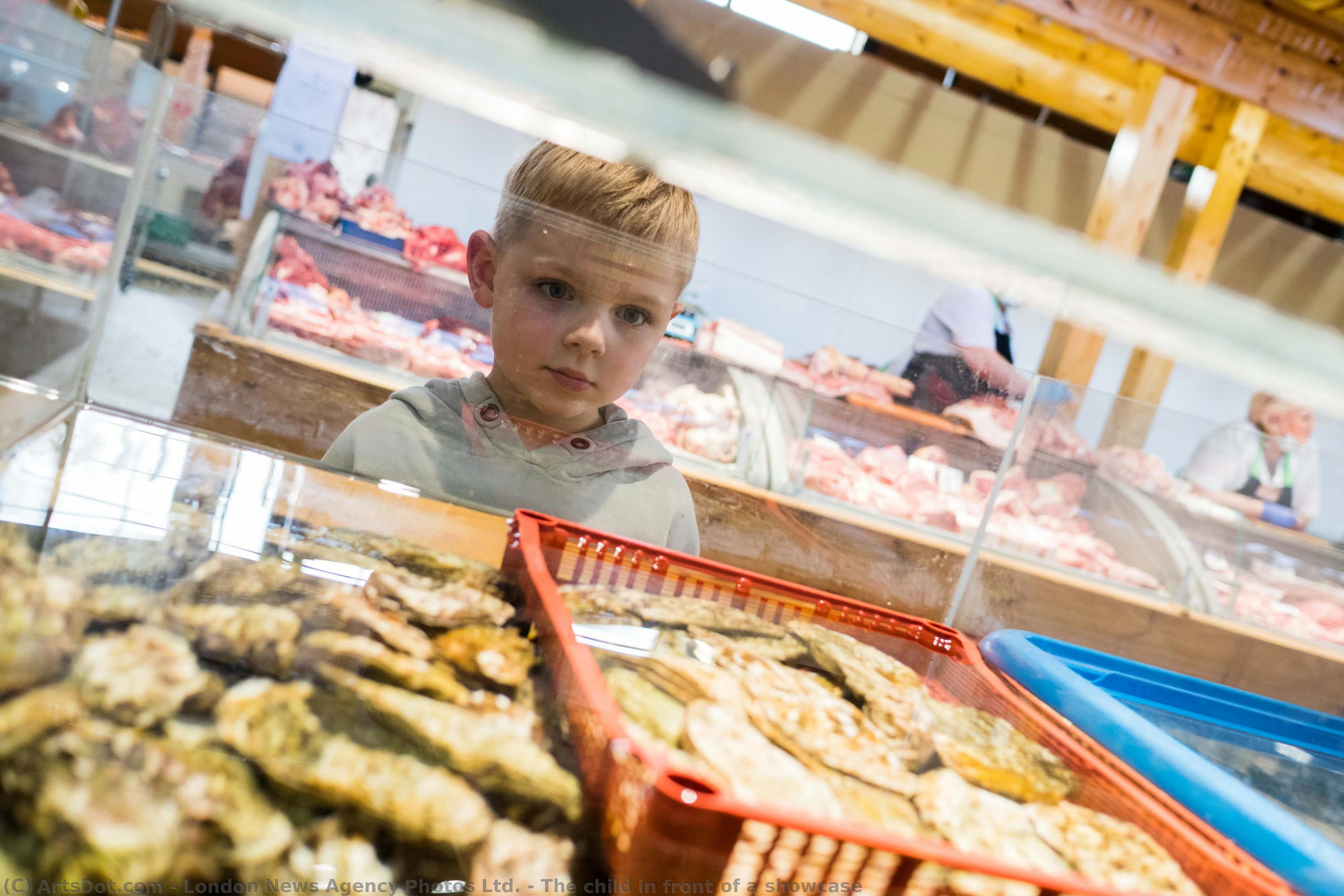 The Child In Front Of A Showcase — London News Agency Photos, Ltd
