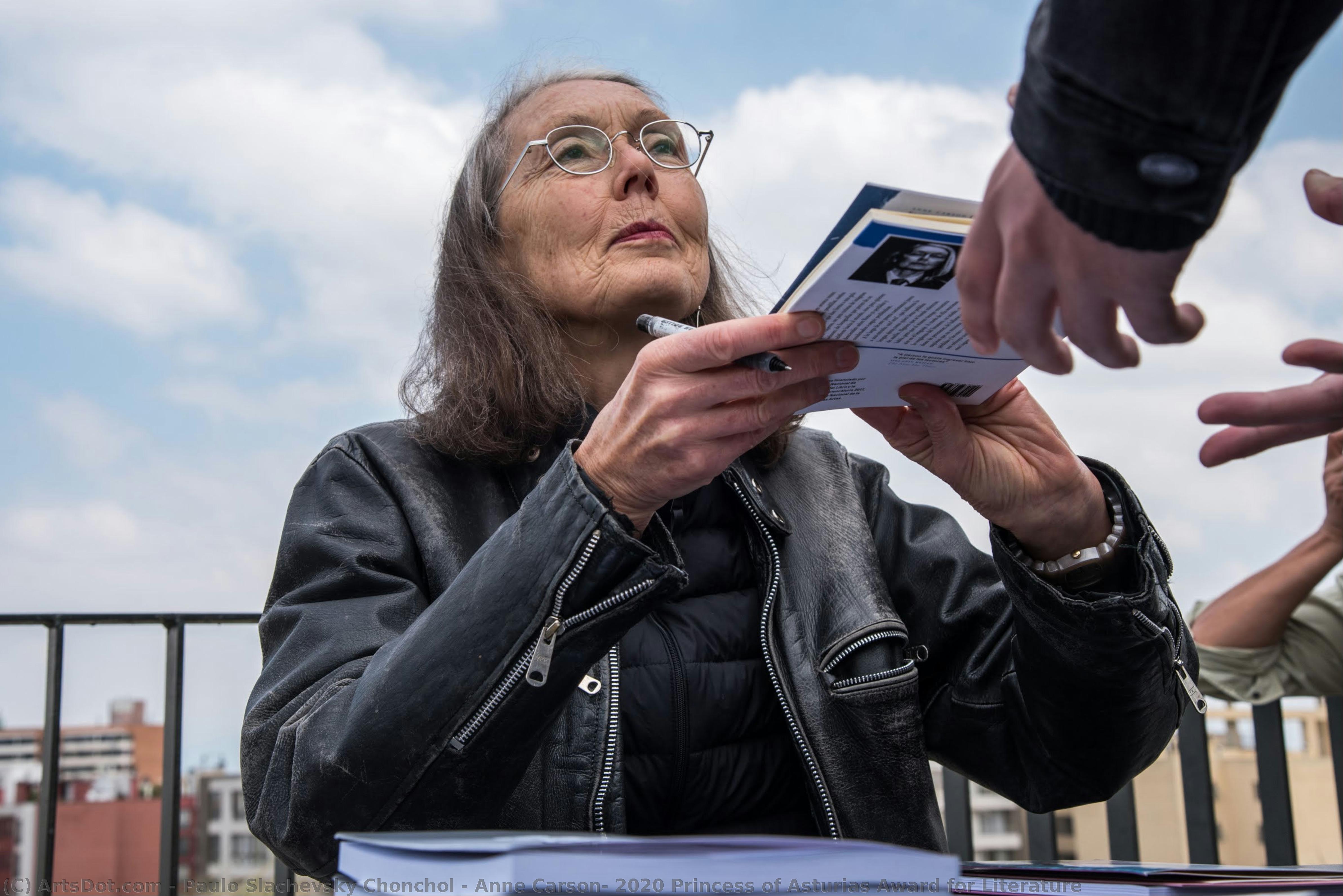 Anne Carson, 2020 Princess Of Asturias Award For Literature — Paulo Slachevsky Chonchol