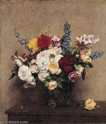 The Rosy Wealth Of June — Henri Fantin-latour