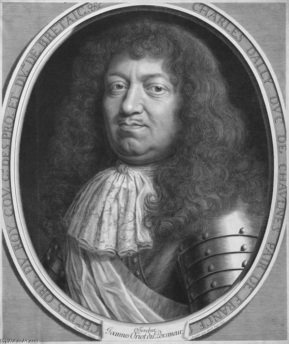Porträt Charles D'albert D'ailly — Robert Nanteuil